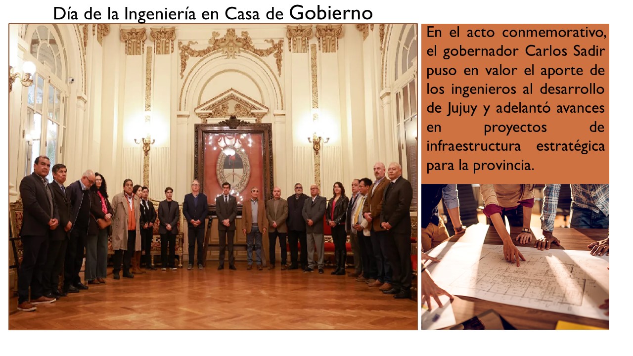 Día de la Ingeniería en Casa de Gobierno
